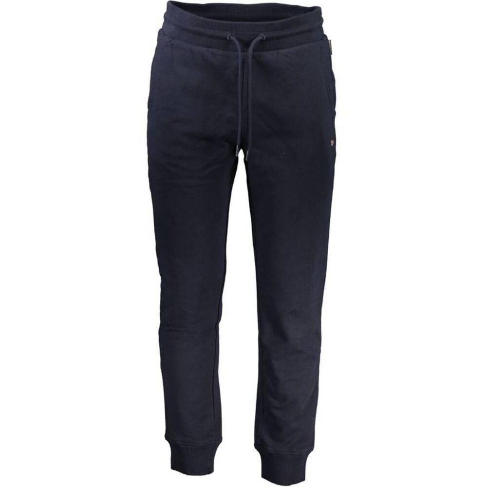 Napapijri Drawstring Waist Casual Sweatpants Men Blue Bottoms